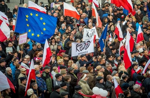 Die umstrittene Gerichtsreform sorgt in Polen für heftigen Streit. Foto: dpa