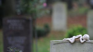 Auf einem Friedhof will ein Mann Klopfgeräusche gehört haben und rief die Polizei (Symbolfoto). Foto: dpa