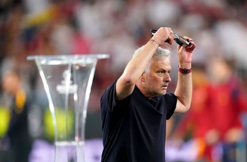 José Mourinho und die AS Rom unterlagen im Finale. Foto: dpa/Adam Davy
