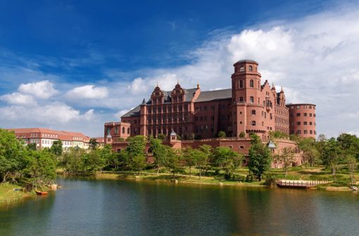 Auf dem Ox Horn Campus in Shenzhen ist das Heidelberger Schloss nachgebaut worden. Foto: Huawei
