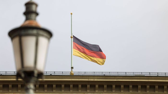 Trauerbeflaggung am Donnerstag in  Deutschland