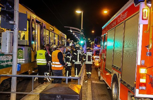 Ein 26-Jähriger ist am Donnerstagabend bei einem Stadtbahn-Unfall schwer verletzt worden. Foto: 7aktuell.de/Sven Adomat