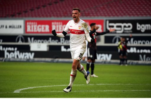 Bisher hat Philipp Förster für den VfB erst ein Saisontor erzielt. Foto: Imago//Robin Rudel