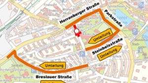 Die Berliner Straße wird gesperrt