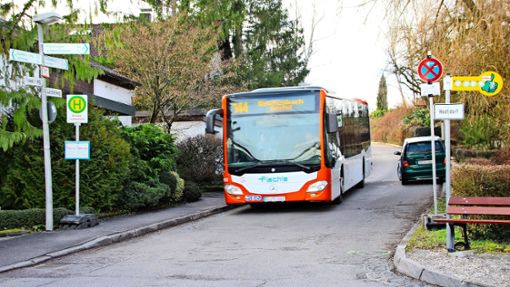 Wenn der Bus an der Kreuzung Lerchenweg/Amselweg im Ziegelhof geradeaus weiterfährt, landet er  in einer Sackgasse. Foto: /Katja Eisenhardt