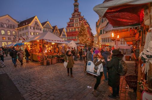 Der Mittelalter- und Weihnachtsmarkt in Esslingen findet in diesem Jahr zwar statt – aber in anderer Form als vor Corona. Foto: Roberto Bulgrin