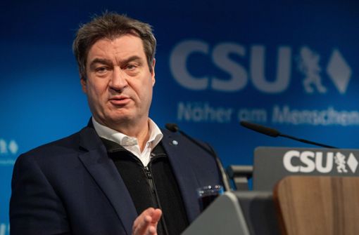 Markus Söder kann sich die Grünen gut als Partner der Union vorstellen. Foto: dpa/Peter Kneffel