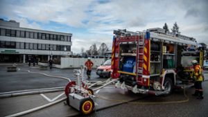 Am Lessing Gymnasium in der Albertviller Straße löste am Freitag ein Brandmelder aus. Foto: SDMG