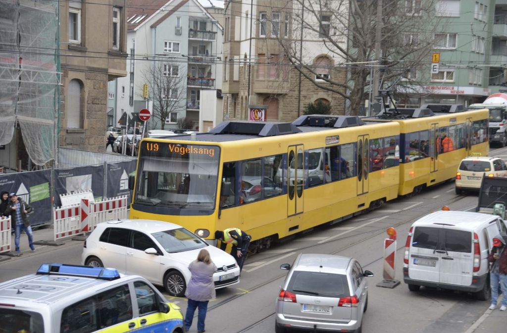 In Stuttgart-Ost ist es zu einem Stadtbahn-Unfall gekommen.