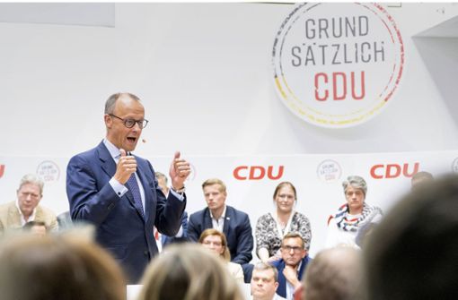 Friedrich Merz setzt in der CDU den Ton – und zwar überraschend verbindlich. Foto: Imago/Chris Emil Janssen