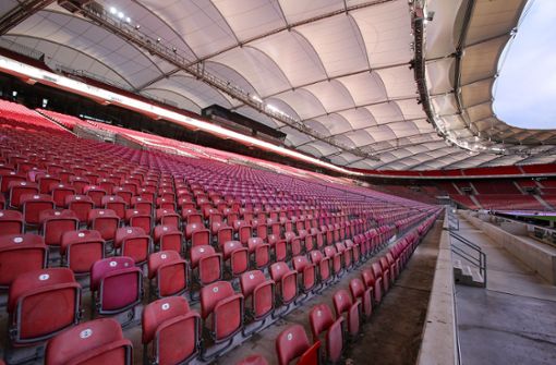 Darf bald mit 6000 Zuschauern zumindest teilweise gefüllt werden: Die Stuttgarter Mercedes-Benz-Arena. Foto: Pressefoto Baumann/Julia Rahn