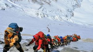 Bergsteiger dürfen im Herbst wieder auf den Mount Everest