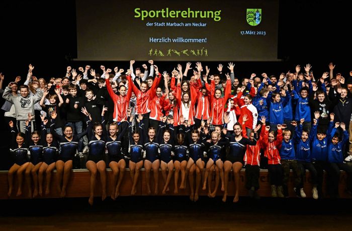 Marbach: Sportlerinnen und Sportler der Stadt geehrt