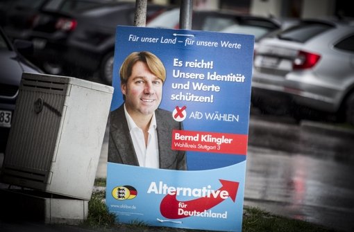 Bernd Klingler im Wahlkampf: Er hat hohe Ansprüche, aber nicht immer an seine Wortwahl Foto: Lichtgut/Leif Piechowski