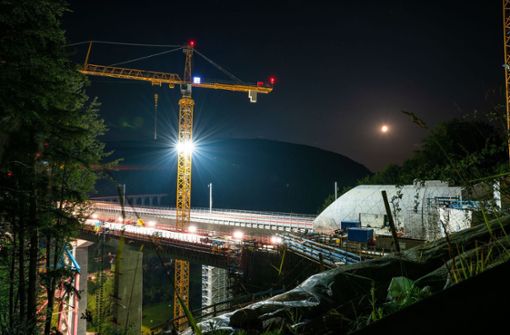 Die höchste Eisenbahnbrücke Baden-Württembergs wurde für die Neubaustrecke nach Ulm gebaut. Foto: J/annik Walter/DB Projekt Stuttgart–Ulm GmbH