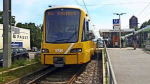 Die  Gleisstrecke  der Linie U 5 soll in den Sommerferien saniert werden. Foto: Eva Funke