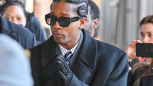 A$AP Rocky auf dem Weg zum Gerichtssaal. Foto: MEGA/GC Images