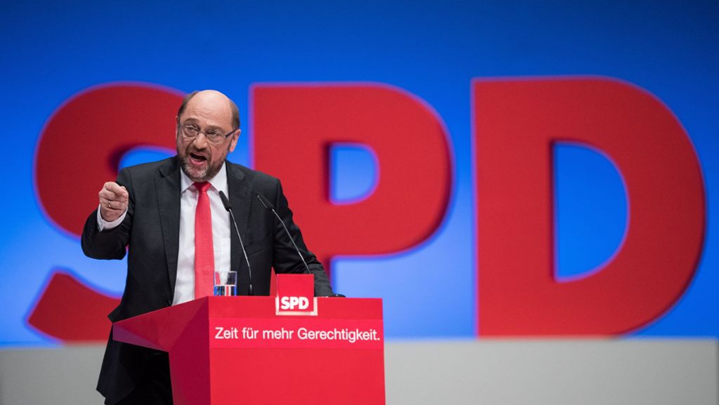 Bundesparteitag der SPD: Schulz macht Homo-Ehe zur Bedingung für Koalition