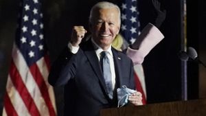 Joe Biden  in vier entscheidenden Staaten vorne