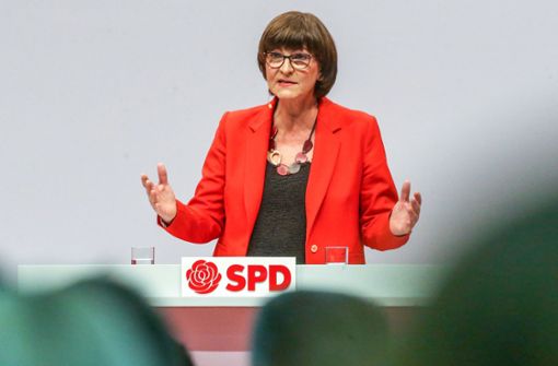 Saskia Esken wurde erst vor Kurzem SPD-Vorsitzende. Foto: dpa/Wolfgang Kumm