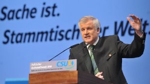 Bayerns Ministerpräsident Horst Seehofer (CSU) Foto: dpa
