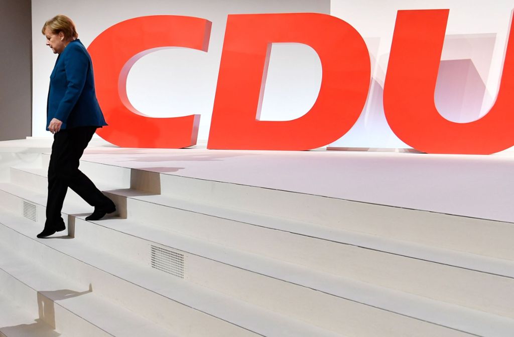 Angela Merkel tritt als CDU-Vorsitzende ab,