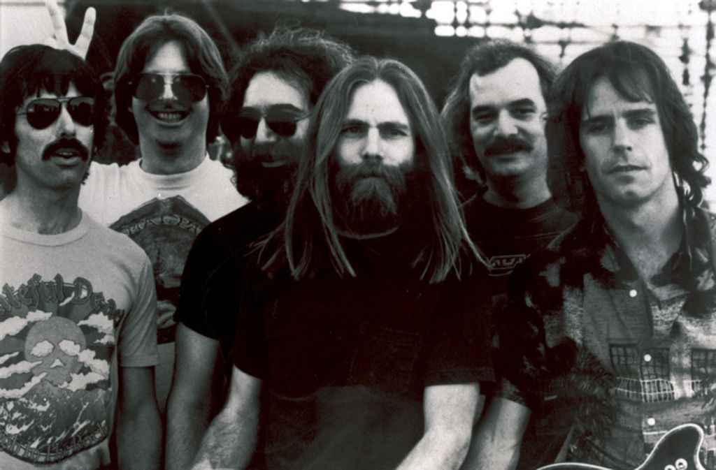 Die Mitglieder von Grateful Dead, die ebenfalls am Summer of Love teilnahmen.