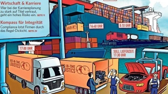 Wirtschaftszeitung beleuchtet Logistikbranche