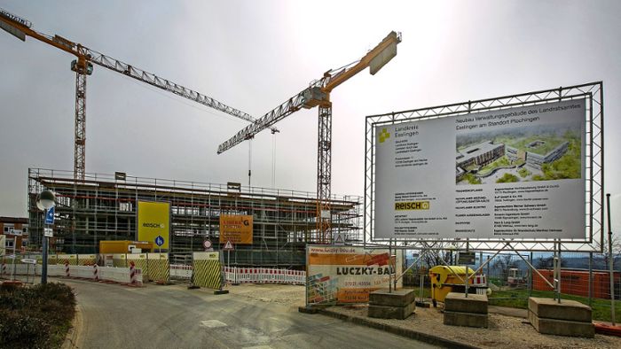 Der Neubau des Landratsamts in Plochingen liegt im Plan