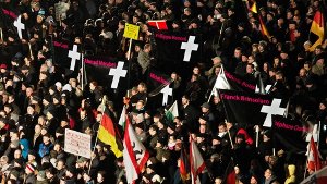 An diesem Montag wird es in Dresden keine Pegida-Demo geben - zu gefährlich. Foto: dpa-Zentralbild