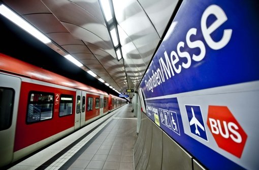Der S-Bahnhof am Flughafen wird für Stuttgart 21 umgebaut. Foto: Leif Piechowski