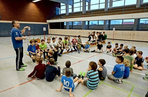 Den Schülern hat der Handball-Parcours gefallen. Foto: Wunnensteinschule