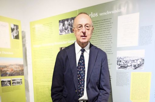 Manfred Schmid vom Stadtmuseum geht in den Ruhestand.. Foto: Frey