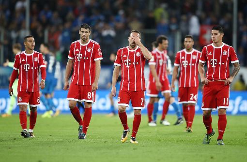 Niederlage in Sinsheim: Hoffenheim entwickelt sich für die Bayern allmählich zum Angstgegner. Foto: Bongarts