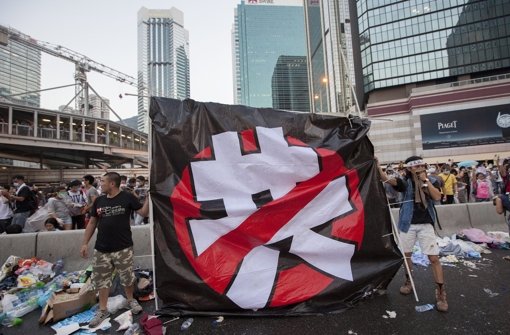 In Hongkong ist es bei Demonstrationen für mehr Demokratie zu schweren Zwischenfällen gekommen.  Foto: dpa