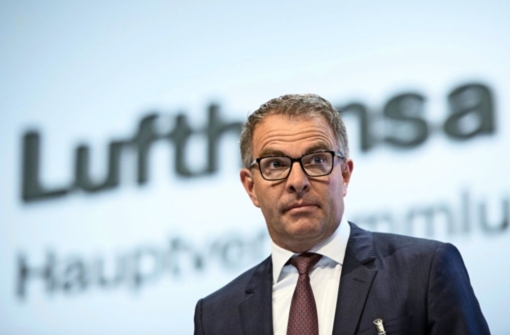 Lufthansa-Chef Carsten Spohr will sich der Pilotengewerkschaft nicht beugen Foto: dpa
