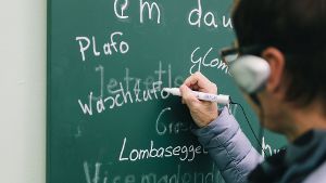 Im Sprachlabor: Besucher  hinterlassen  ihr schwäbisches Lieblingswort. Foto: Lichtgut/Verena Ecker