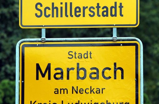 Marbach kann womöglich bald mit einem Zusatzschild werben. Foto: dpa/Harry Melchert