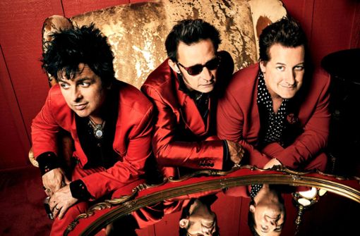 Green Day: Billie Joe Armstrong, Mike Dirnt und  Tré Cool Foto: dpa