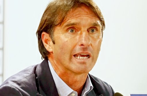 VfB-Trainer Bruno Labbadia. Foto: Pressefoto Baumann
