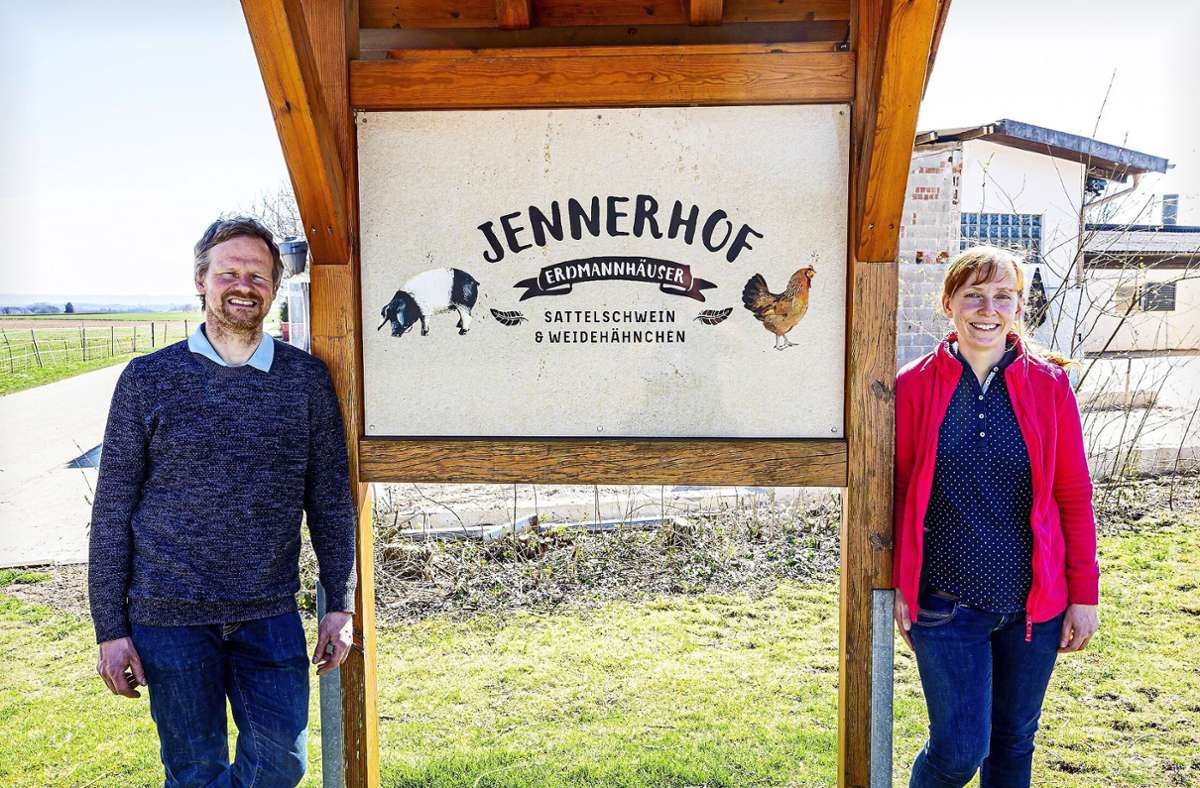 Markus Jenner und Lara Jenner-Wollensack bewirtschaften den Jennerhof in 13. Generation.