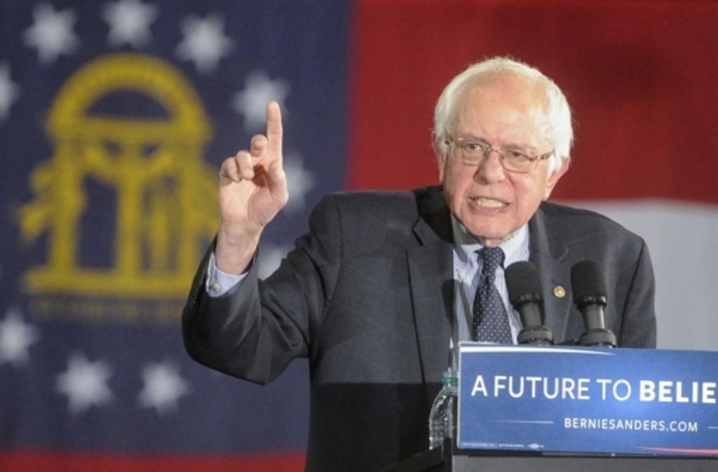 Er bezeichnet sich selbst als Sozialist – aber ist er wirklich einer? Bernie Sanders will  Präsidentschaftskandidat der Demokratischen Partei werden. Foto: dpa