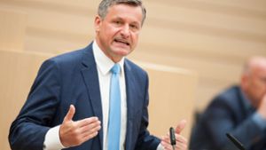 FDP-Fraktionschef Hans-Ulrich Rülke spekuliert über den Rücktritt von Ministerpräsident Kretschmann. Foto: dpa