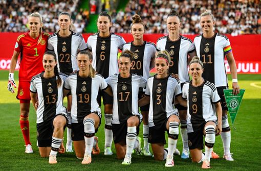 Die DFB-Frauen (hier beim Testspiel gegen Sambia Anfang Juli) haben bei der WM in Australien und Neuseeland mit Marokko, Kolumbien und Südkorea eine machbare Gruppe erwischt. Foto: IMAGO/Lobeca/IMAGO/Ines Hähnel
