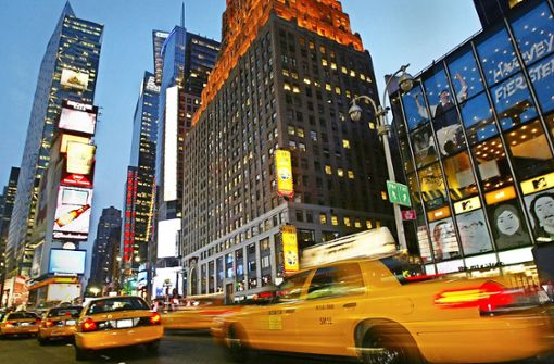 New Yorks Taxis sind Kult – werfen aber lange nicht mehr so viel ab wie früher. Foto: AP