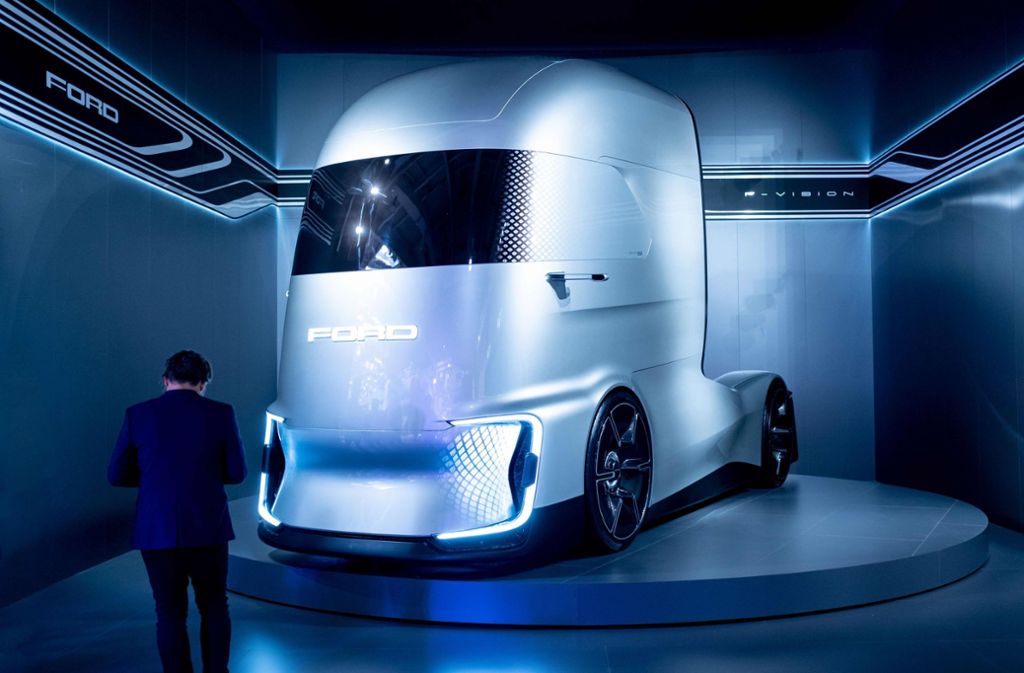 Ford hat in Hannover auch die futuristische Studie eines Trucks vorgestellt.