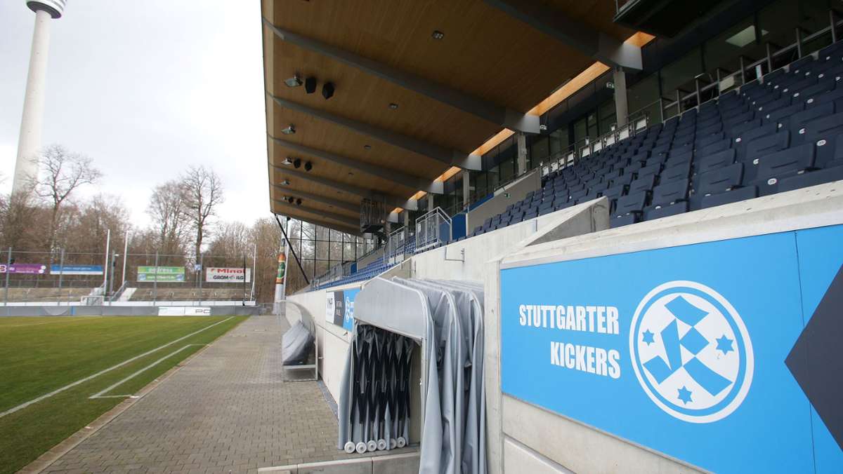 Stuttgarter Kickers: Die Blauen rechnen mit Zuschauern beim Ligaauftakt