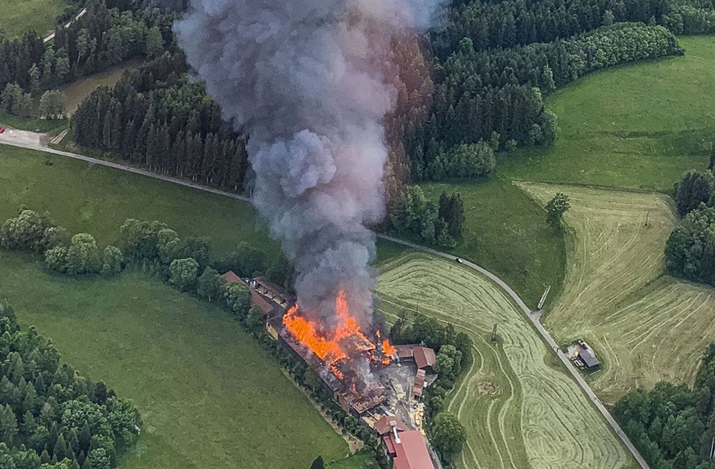 In einem Sägewerk im Ostalbkreis war der Brand ausgebrochen. Foto: 7aktuell.de/Simon Adomat