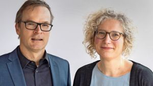 Die beiden Geschäftsführer des Carus-Verlags, Johannes Graulich und Ester Petri Foto: Uwe Wolf