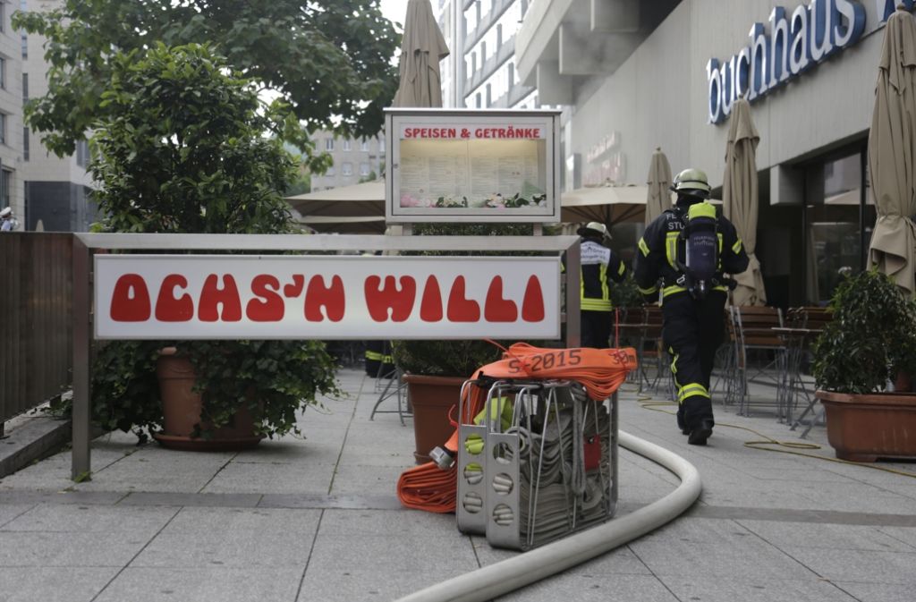 Die Speisekarte des Ochs’n Willi in Stuttgart-Mitte schrumpft nach dem Feuer vom Wochenende zeitweise etwas zusammen.